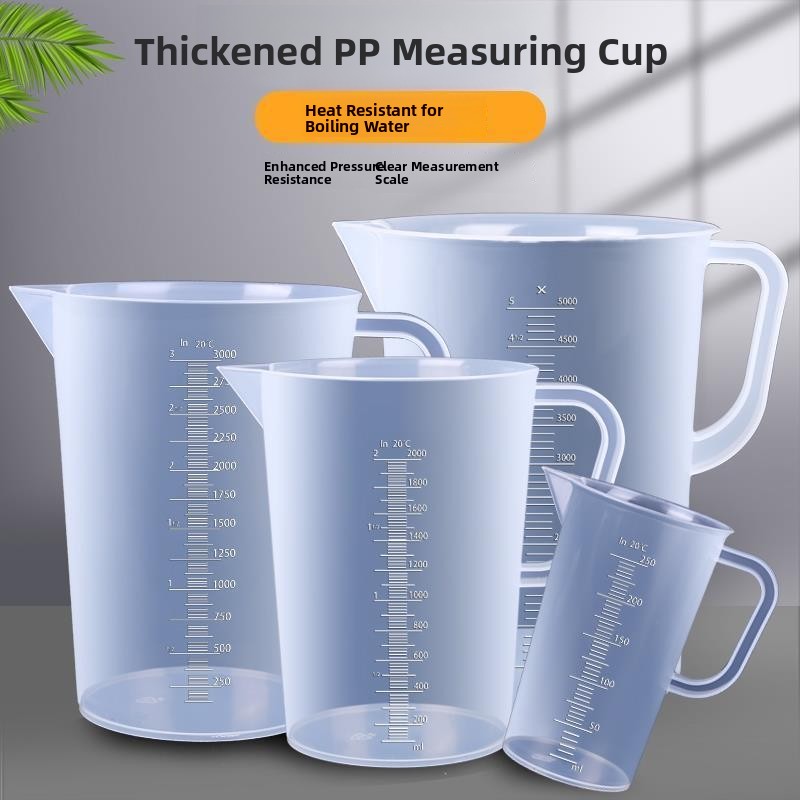 Kitchen Baking Cooking - 6L Plastic Oil Measurement Cup Transparent