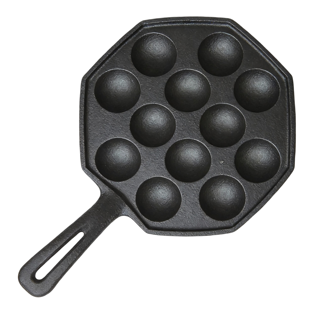 Baking Kitchen At Home - Cast Iron Takoyaki Maker 12 Pits