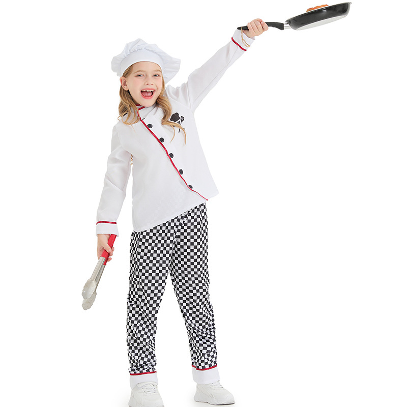 Baking Kitchen Set Up - Children's Baking Chef Costume For Kids