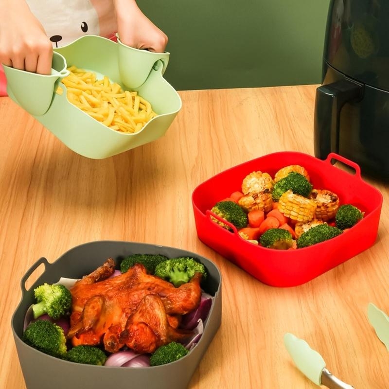 Kitchen Baking Pans For Sale - Bình phương không khí fryer lót