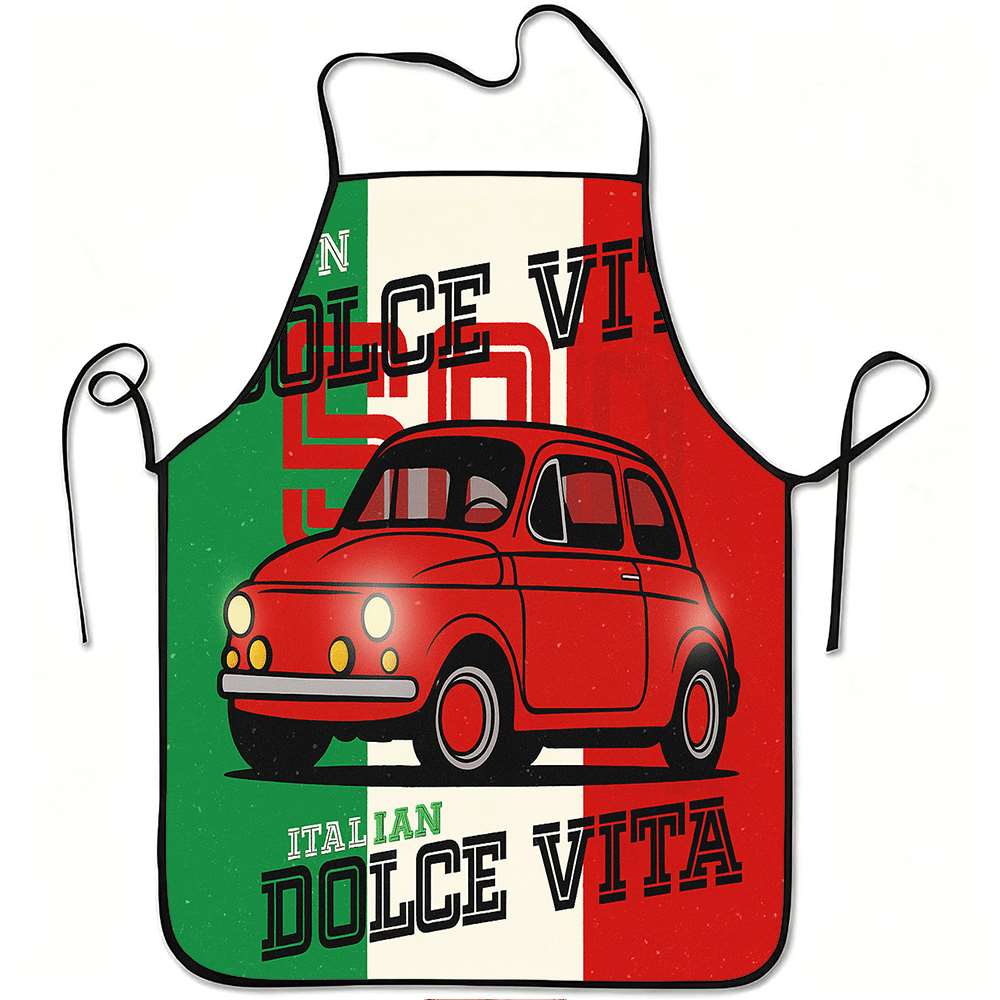 Kitchen Baking Area Ideas - 1 Piece of Fun Italian-Themed Apron,