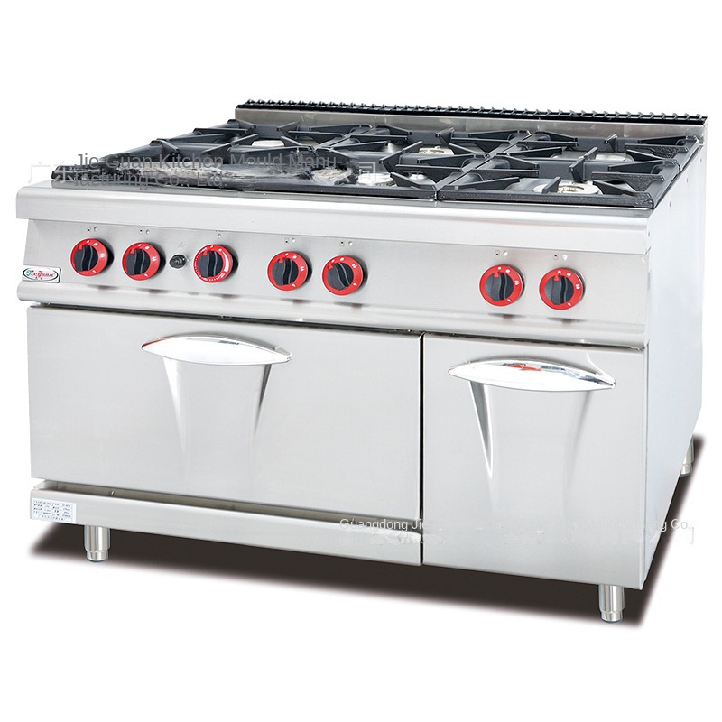 Baking In Kitchen - Jie Guan GH-797A Commercial Kitchen Stove
