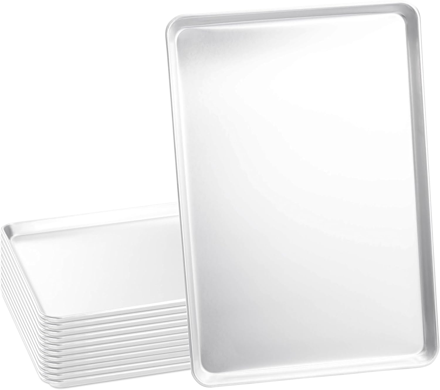 Kitchen Baking Tray - Full Size Commercial Aluminum Baking Sheet
