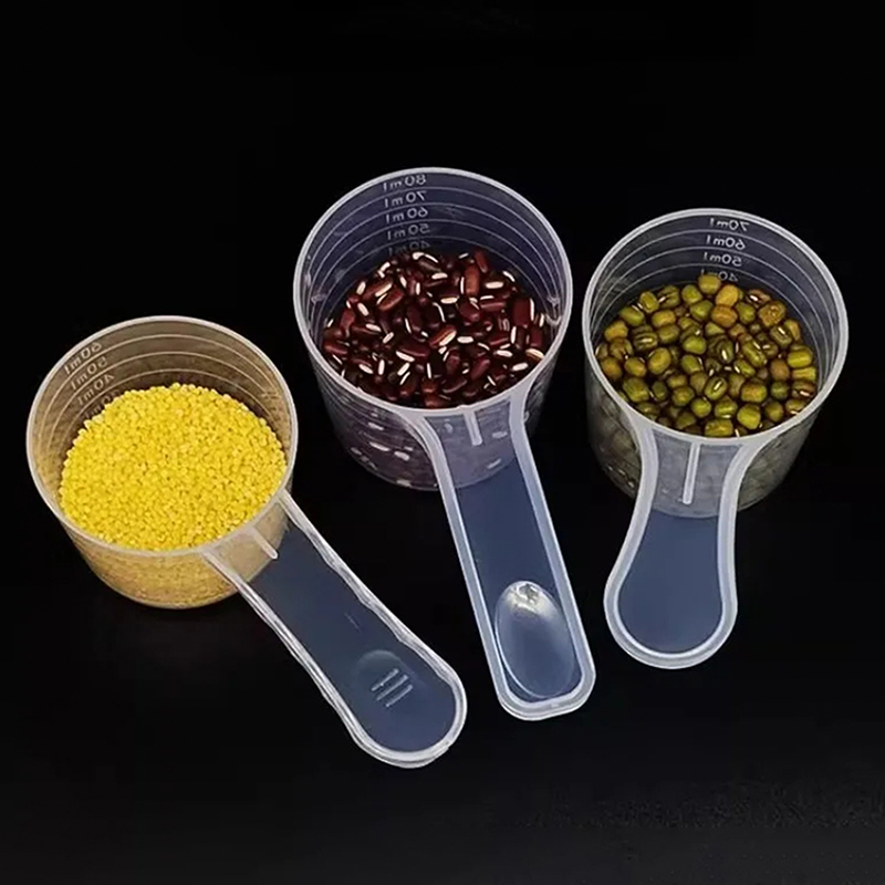 Kitchen Baking Utensils - 2-10pc 15-120ml Plastic Measuring Coffee Scoop