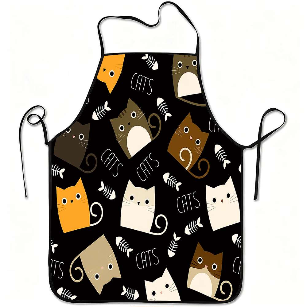 Kitchen Baking Area Ideas - 1 Piece of Fun Cartoon-Themed Apron,
