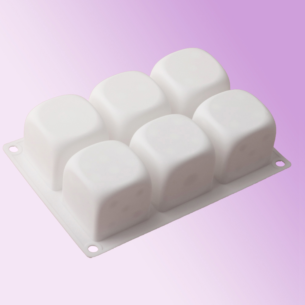 6-Cell Cube Mousse Cake Mould  - đánh giá và giá Kitchen Design For Baking
