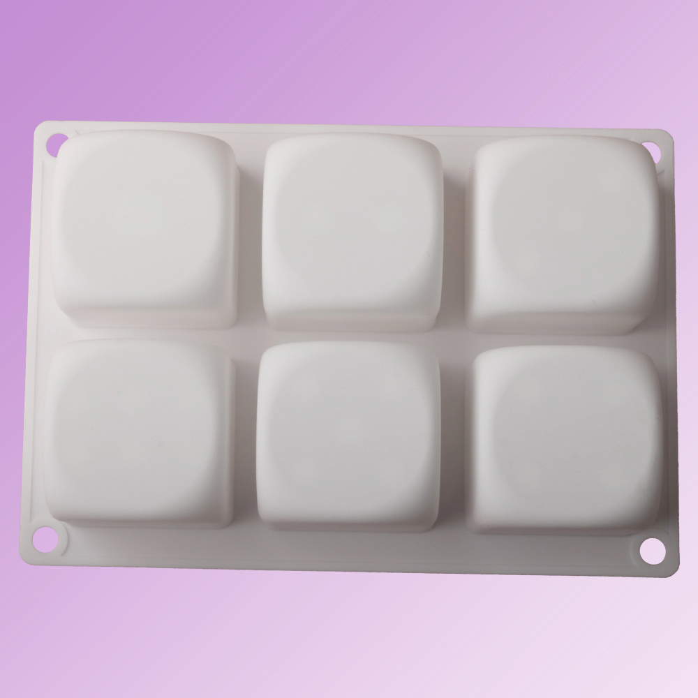 6-Cell Cube Mousse Cake Mould  - đánh giá và giá Kitchen Design For Baking