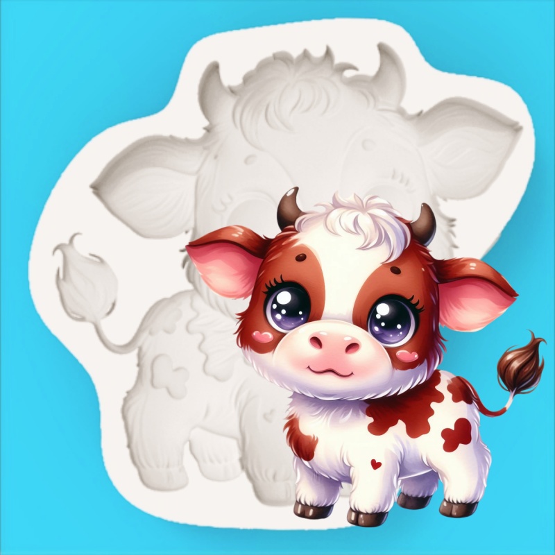 Cute Cow-Shaped Mold Cartoon C - đánh giá và giá Silicone Cake Mold