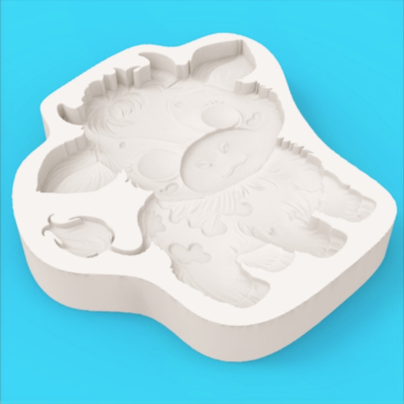Cute Cow-Shaped Mold Cartoon C - đánh giá và giá Silicone Cake Mold