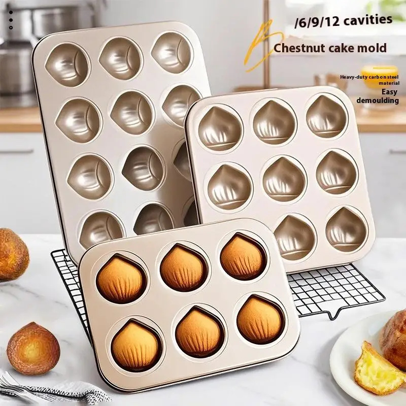 Hot Sale 1Pcs 6/9 Cavity Chest - đánh giá và giá Kitchen Baking Pans For Sale