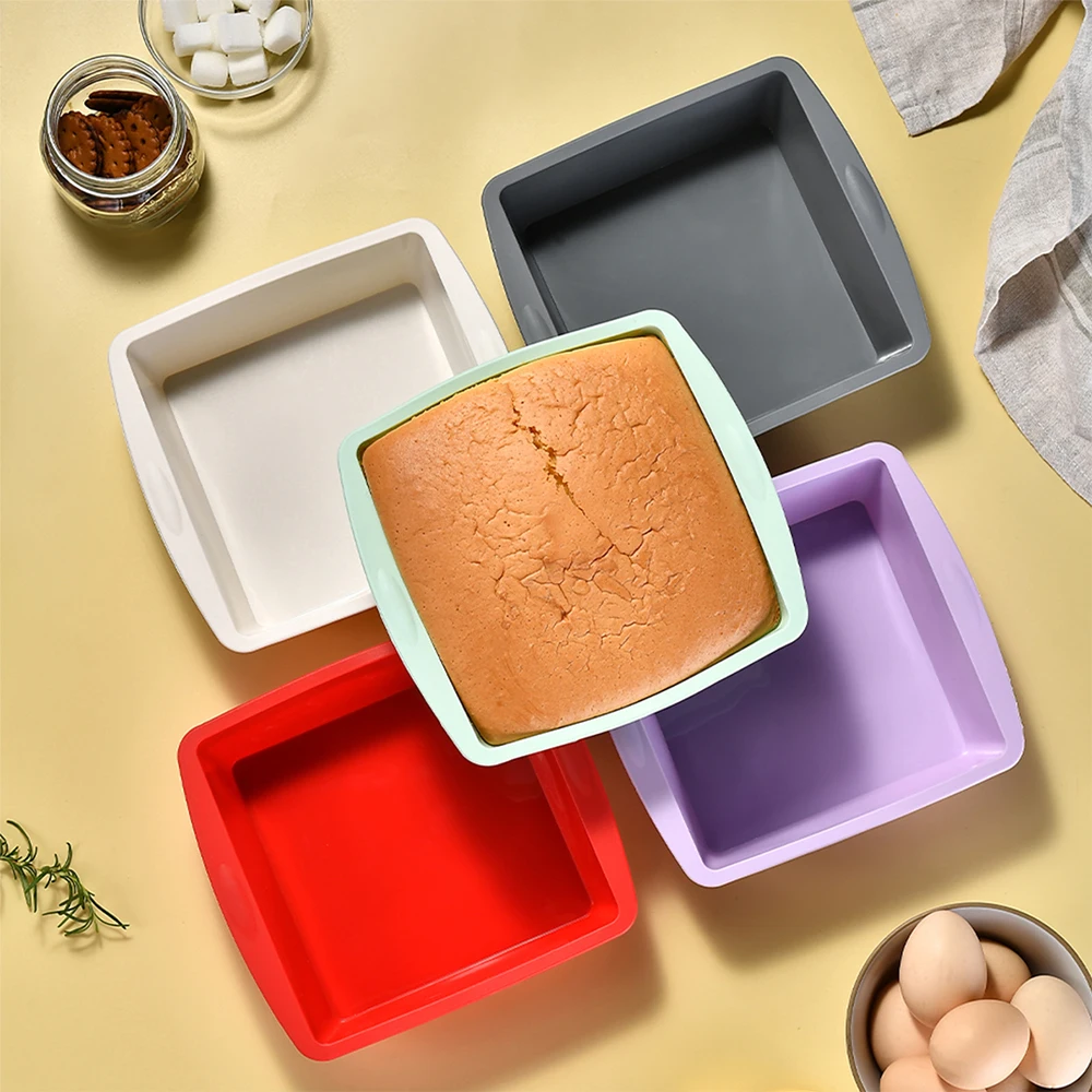 1/4Pcs Silicone Square Cake Mo - đánh giá và giá Kitchen Baking Utensils