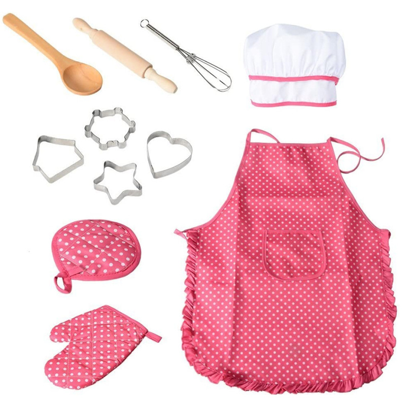 11pcs Kids Baking Apron Chef D - đánh giá và giá Baking Kitchen Set Up