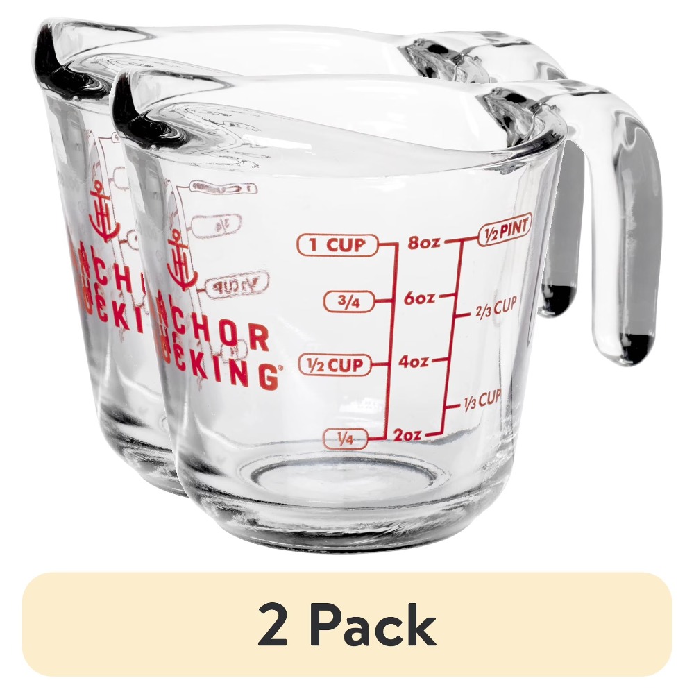 2-Pack Glass Measuring Cups Se - đánh giá và giá Kitchen Baking Set