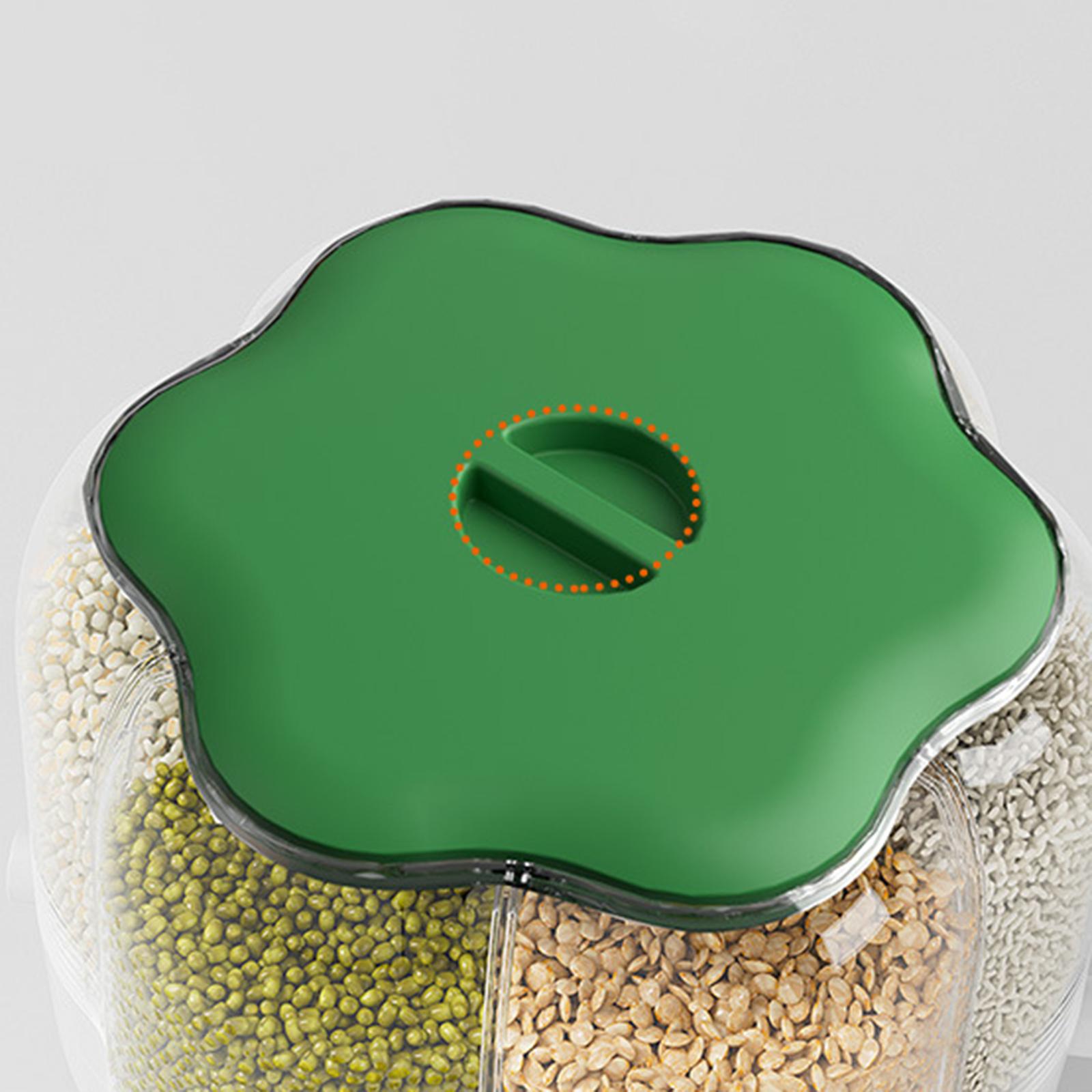 Rotating Cereal Dispenser Rice - đánh giá và giá Kitchen Baking Pantry
