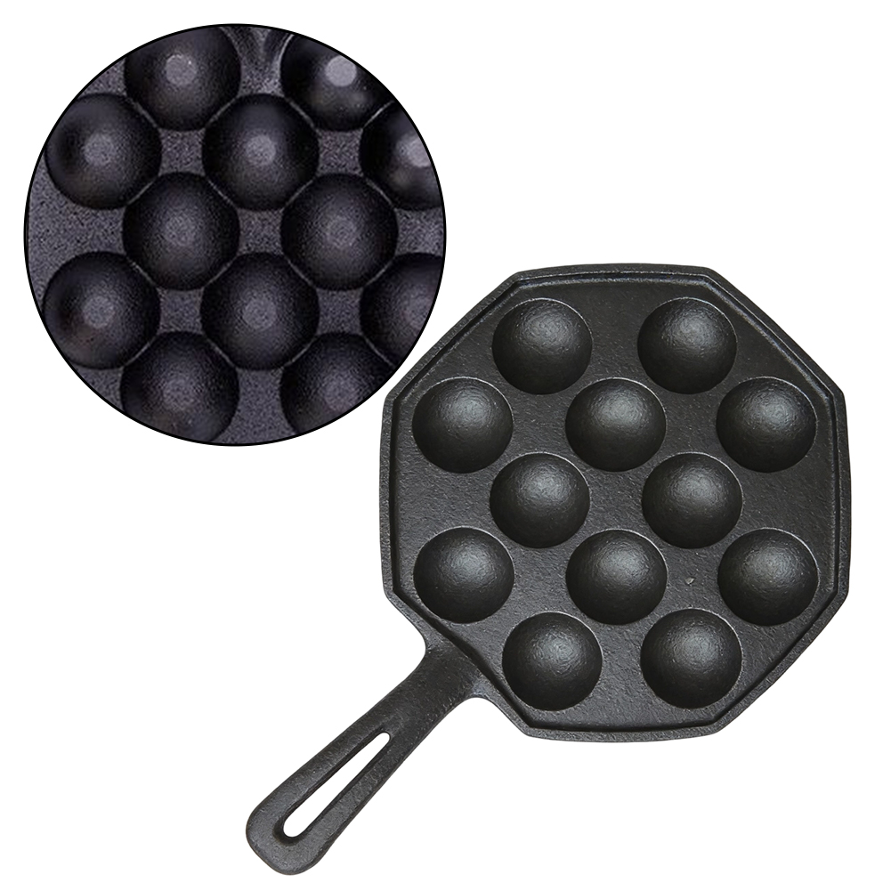 Cast Iron Takoyaki Maker 12 Pi - đánh giá và giá Baking Kitchen At Home