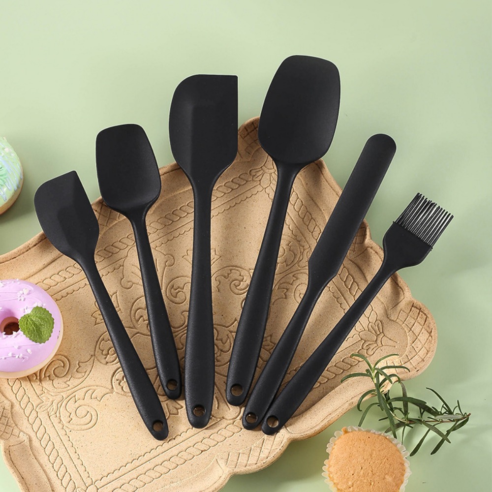 6pc Silicone Spatula Set Seaml - đánh giá và giá Baking Kitchen Set Up