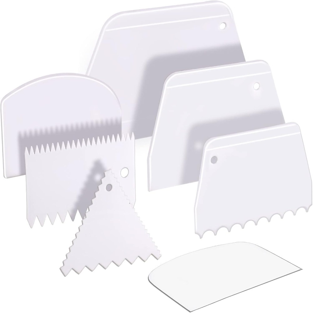 7 Pcs Kitchen Dough Scraper an - đánh giá và giá Kitchen Baking Utensils