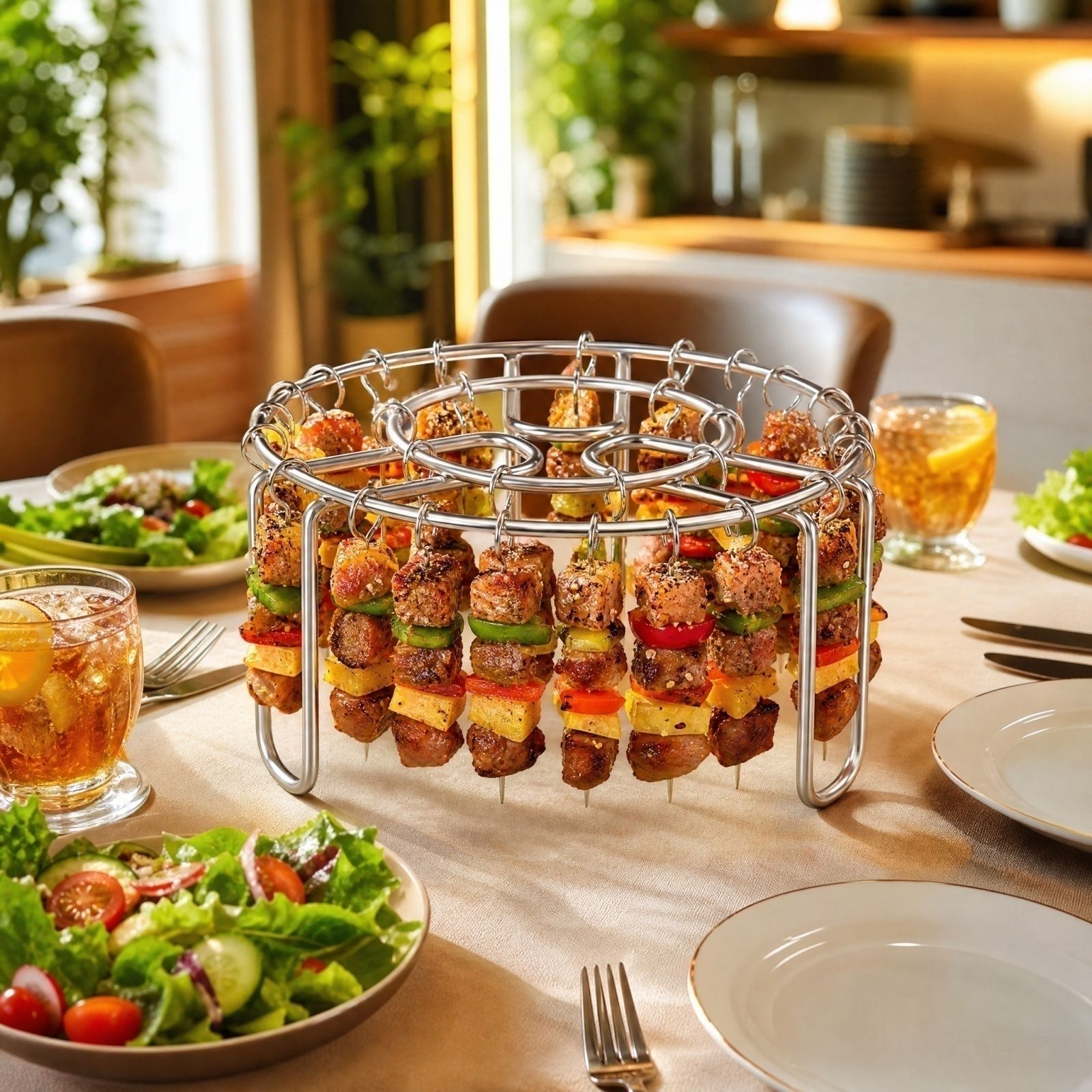 Kitchen Air Fryer Skewer Rack  - đánh giá và giá Kitchen Baking Utensils
