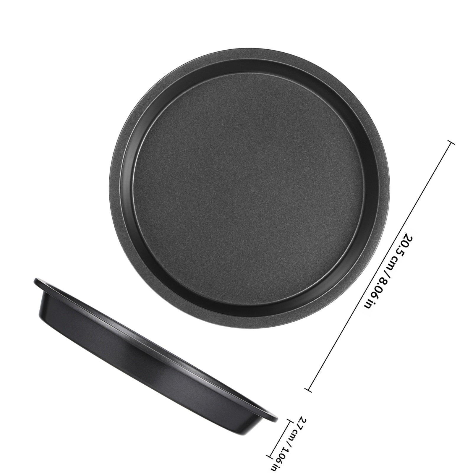 Round Carbon Steel Pizza Pan N - đánh giá và giá Kitchen Baking Tray
