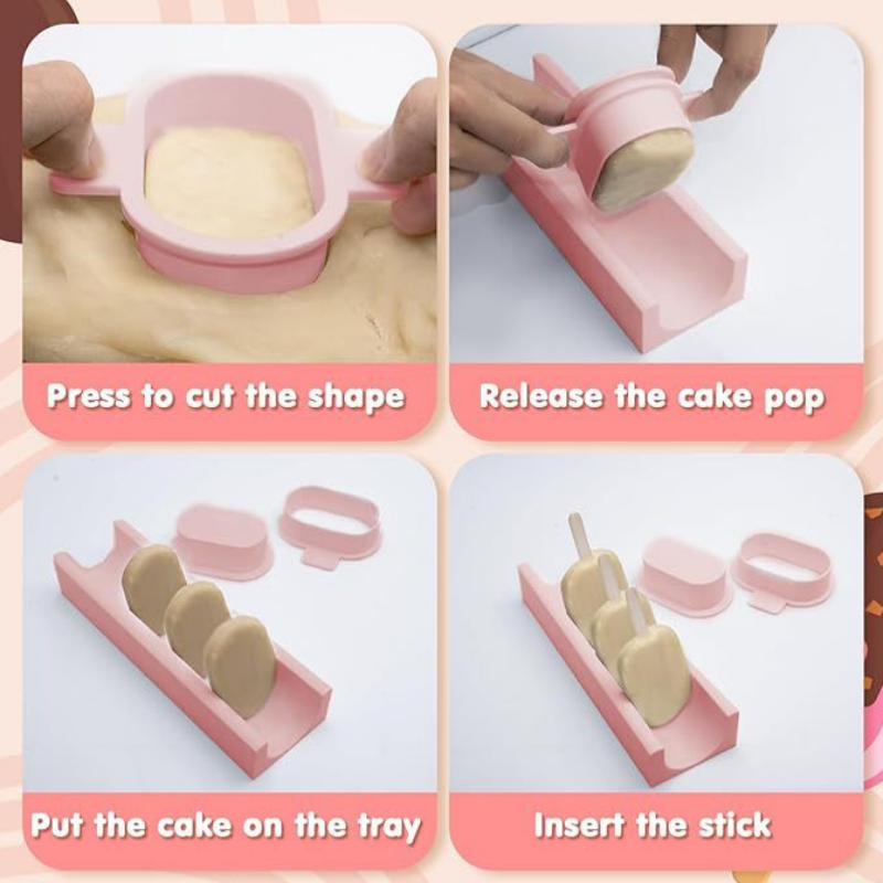 Cake Pop Mold Set with Tray No - đánh giá và giá Kitchen Baking Tray
