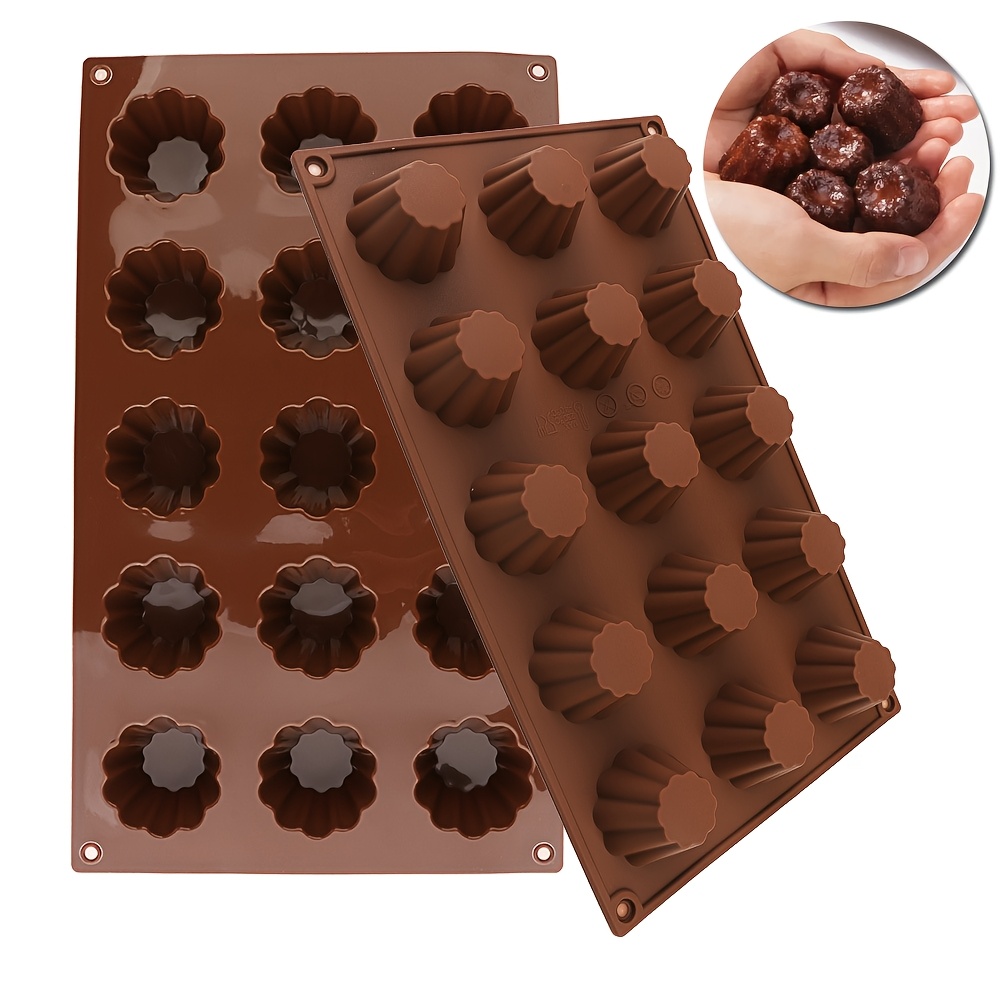 1 X 15-Cavity Silicone Cake Mo - đánh giá và giá Silicone Cake Mold