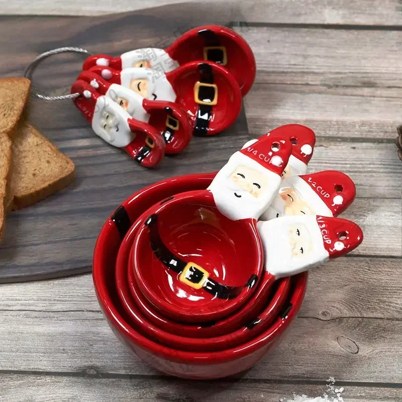 4pcs Christmas Measuring Spoon - đánh giá và giá Kitchen Baking Gifts