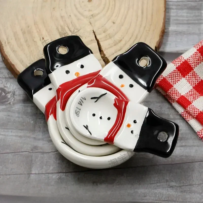 4pcs Christmas Measuring Spoon - đánh giá và giá Kitchen Baking Gifts