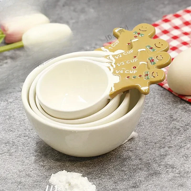 4pcs Christmas Measuring Spoon - đánh giá và giá Kitchen Baking Gifts