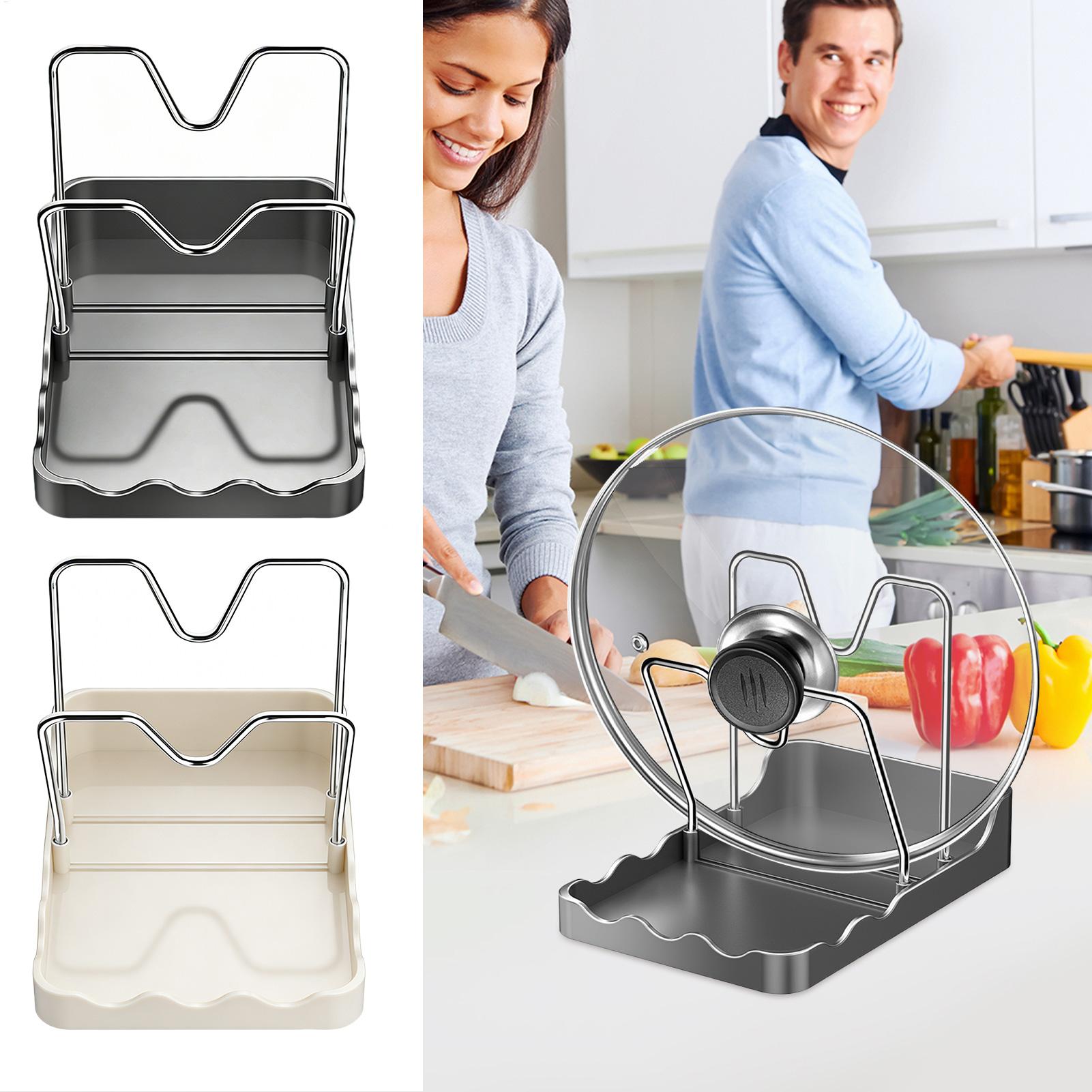 Pot Lid Organizer Vertical Spo - đánh giá và giá Kitchen Baking Pantry