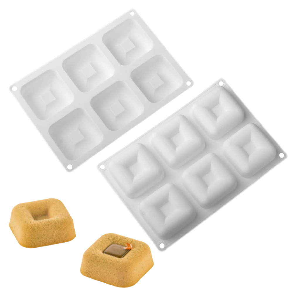 Savarin Mousse Cake Mold Squar - đánh giá và giá Kitchen Design For Baking