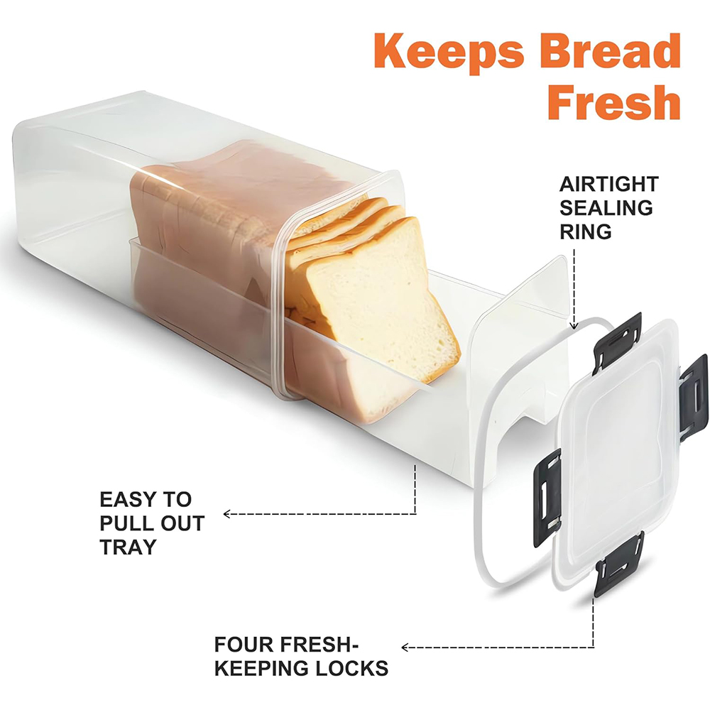 Bread Storage Container with A - đánh giá và giá Kitchen Baking Tray