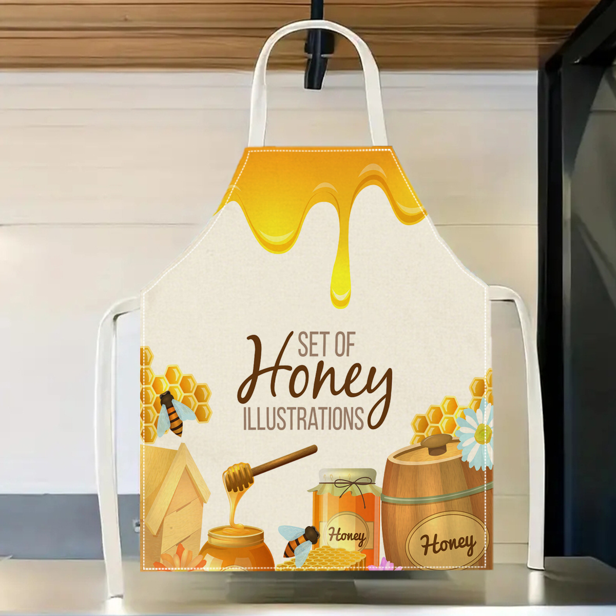 1pc Honey Bee Apron Sweet Kitc - đánh giá và giá Kitchen Baking Area Ideas