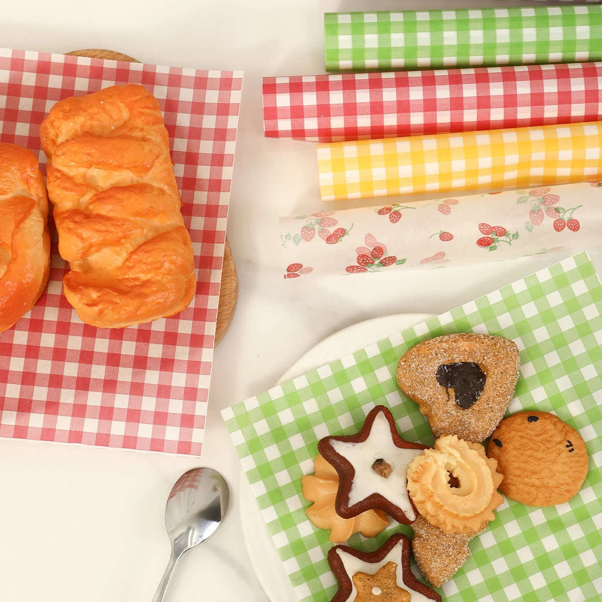 50Pcs Oilproof Wrapping Paper  - đánh giá và giá Kitchen Baking Gifts