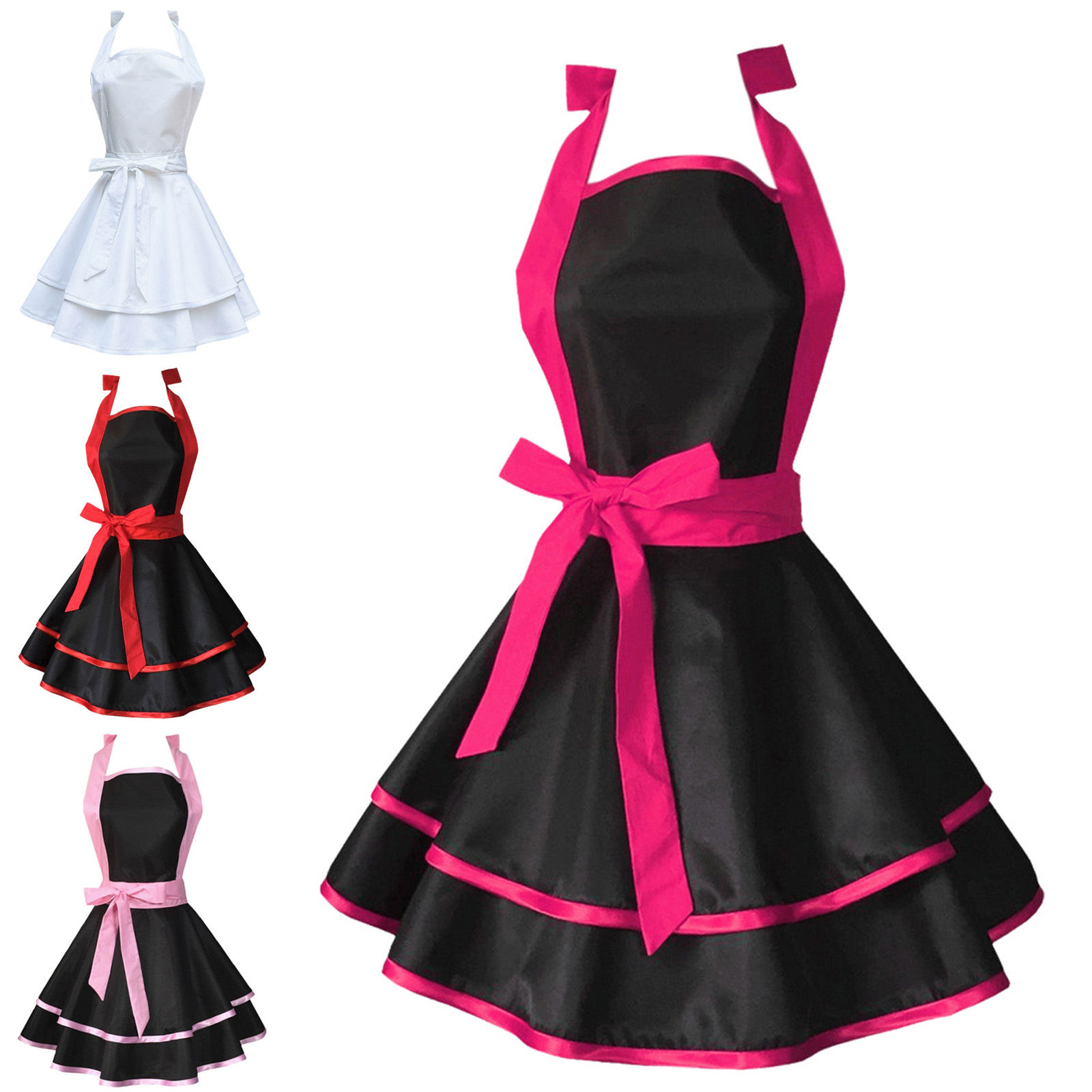 One Size Kitchen Apron Retro 5 - đánh giá và giá Baking Kitchen Set Up