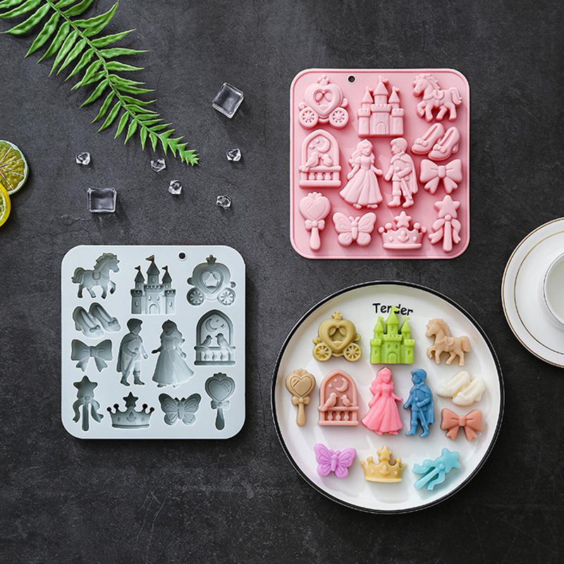 12 Cavity 3D Bow Castle Horse  - đánh giá và giá Silicone Cake Mold