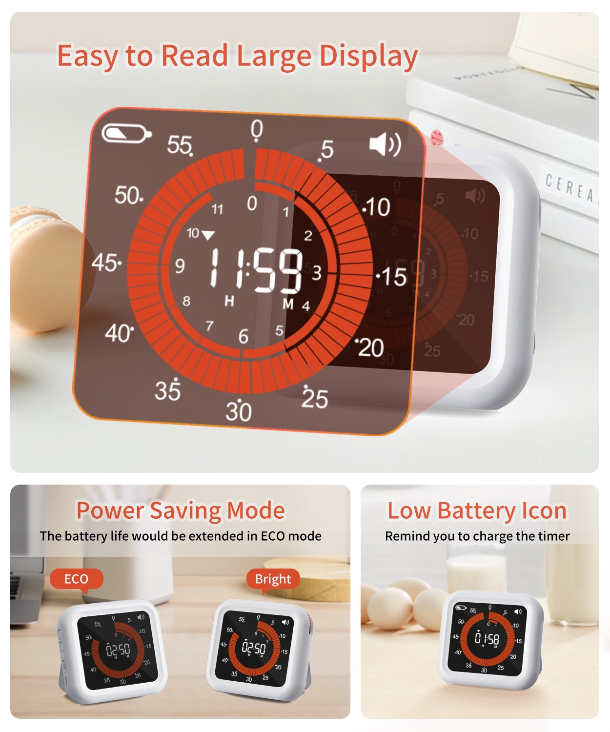 Visual Digital Timer Manual Kn - đánh giá và giá Baking Kitchen Set Up