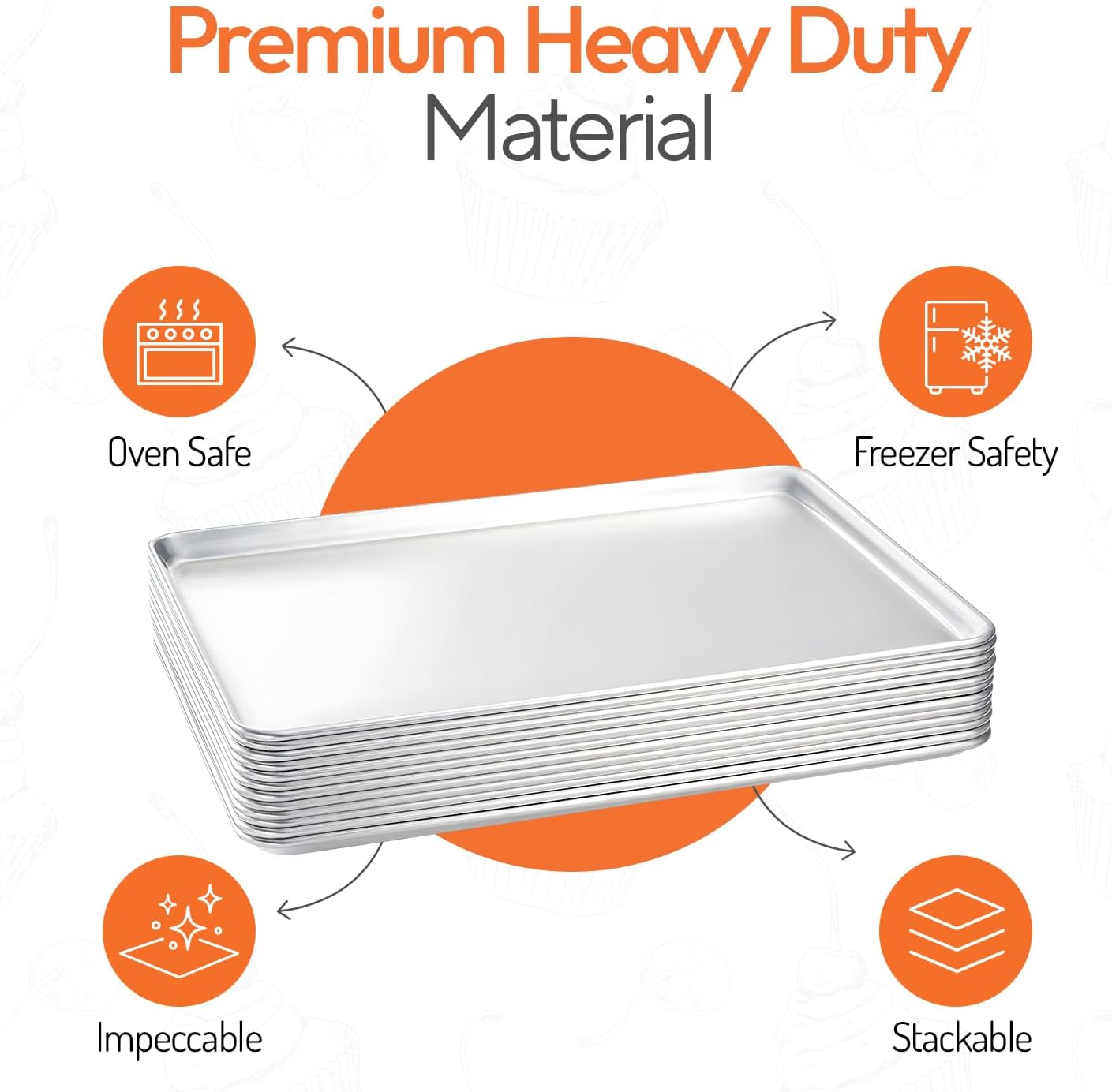 Full Size Commercial Aluminum  - đánh giá và giá Kitchen Baking Tray