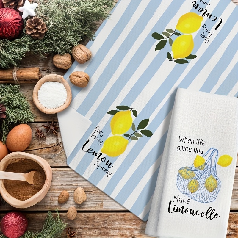 2Pcs, Lemon Mesh Kitchen Towel - đánh giá và giá Kitchen Baking Set