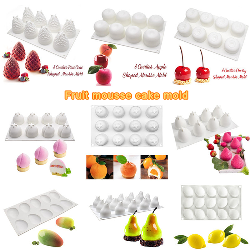 Food-Grade Silicone Fruit Seri - đánh giá và giá Silicone Cake Mold
