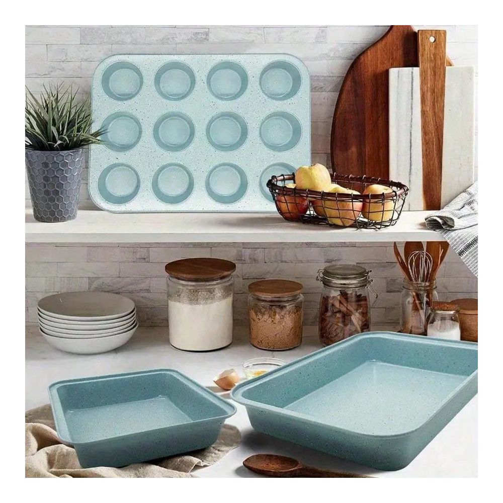 10 Piece Bakeware Set, NonStic - đánh giá và giá Kitchen Baking Set