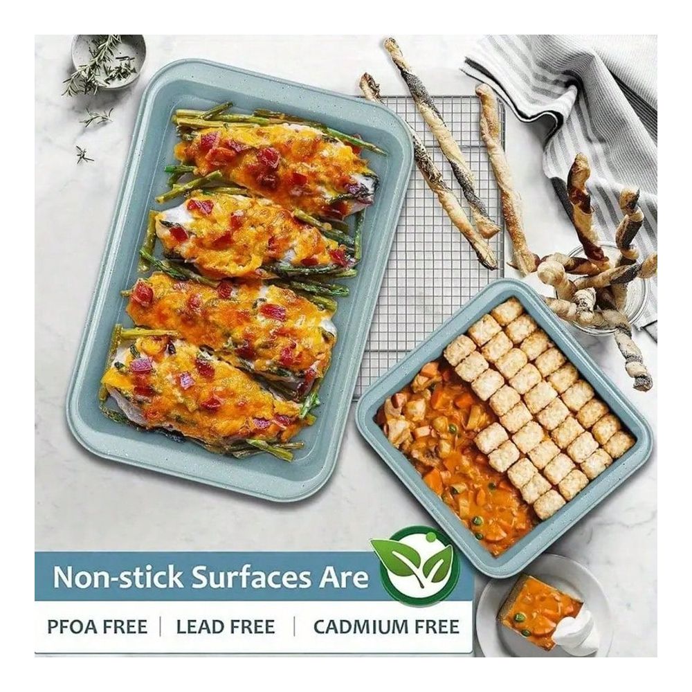 10 Piece Bakeware Set, NonStic - đánh giá và giá Kitchen Baking Set