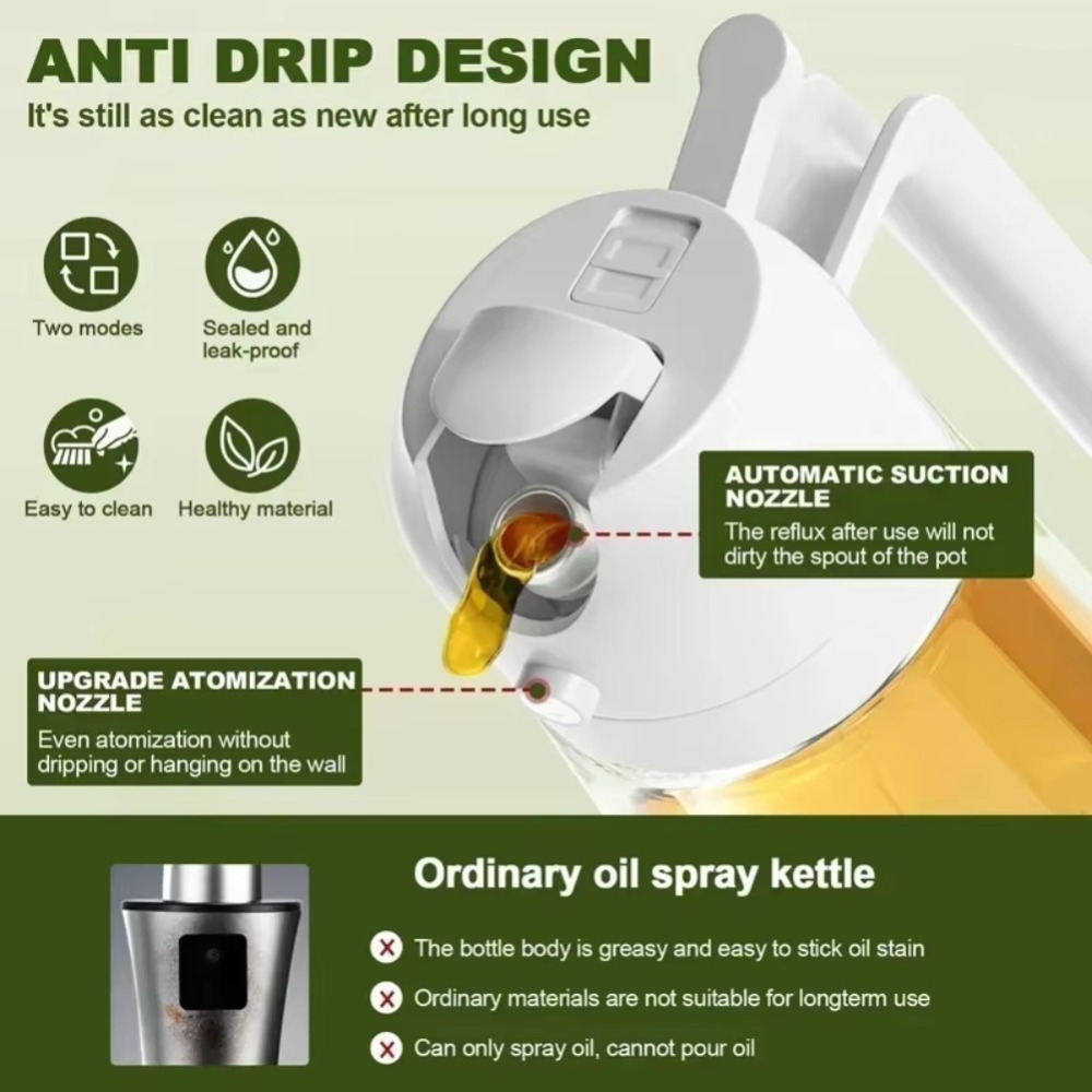 2in1 470ml Plastic Spray Oil S - đánh giá và giá Baking In Kitchen