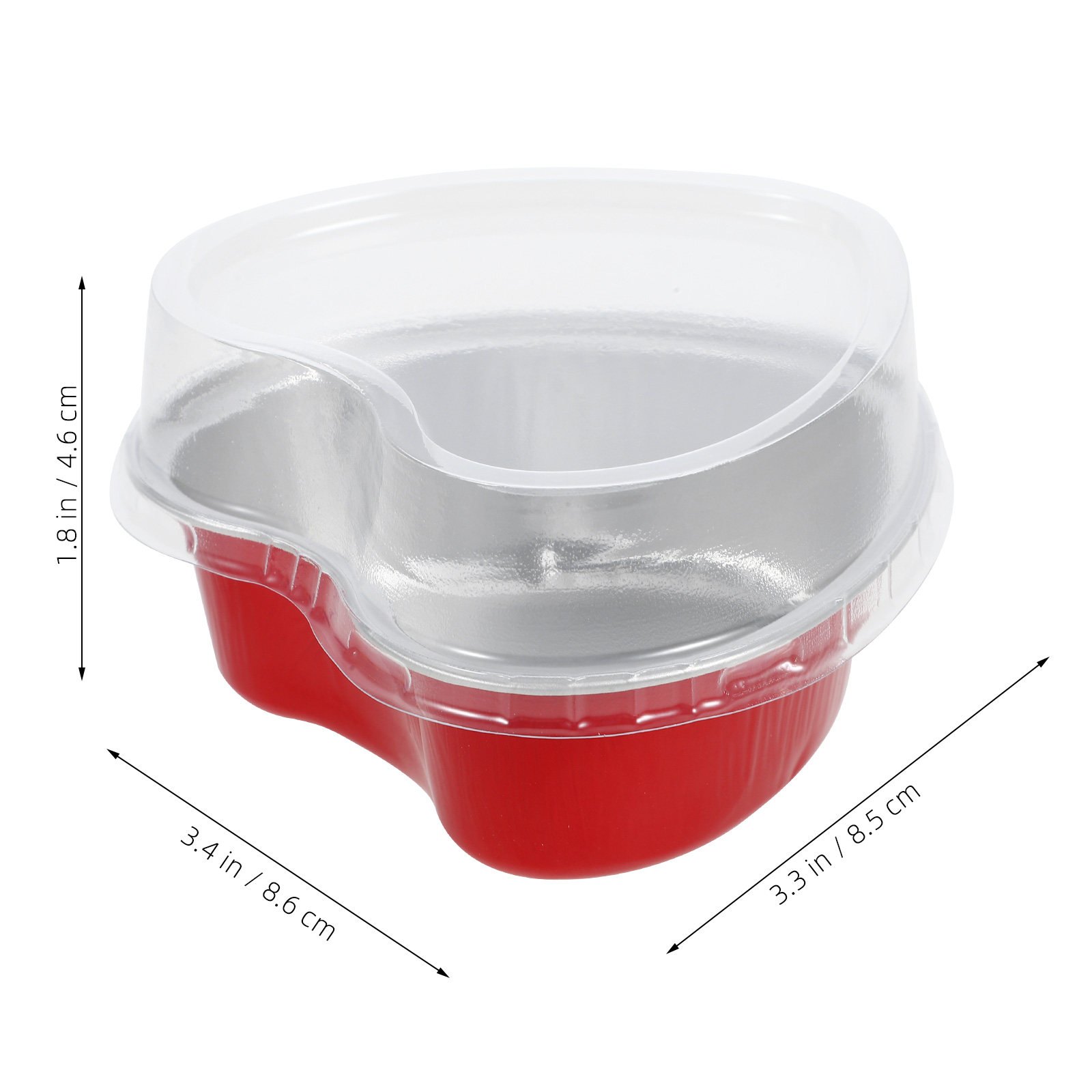 20Sets Aluminum Foil Heart Sha - đánh giá và giá Kitchen Design For Baking