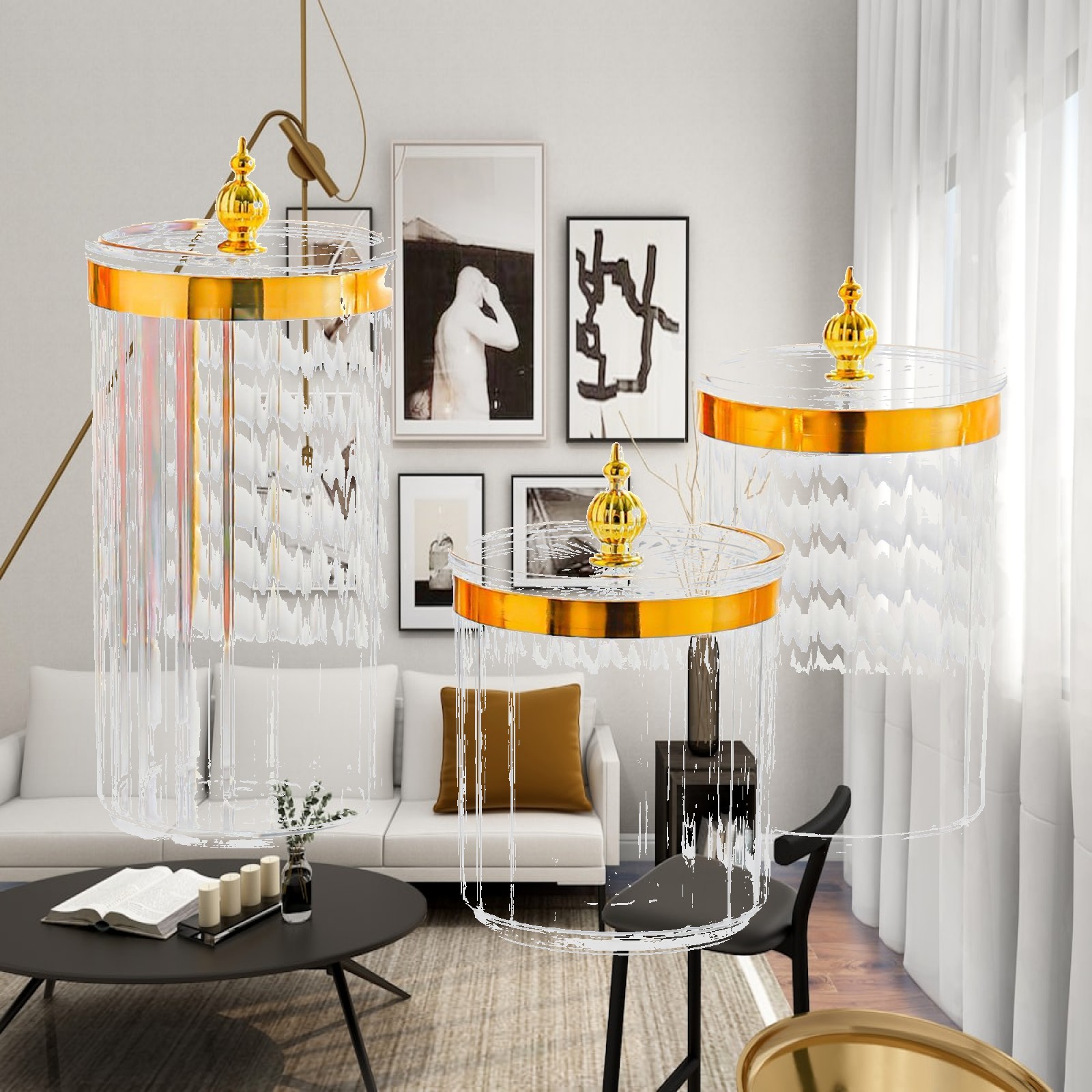 Airtight Transparent Storage J - đánh giá và giá Kitchen Baking Pantry
