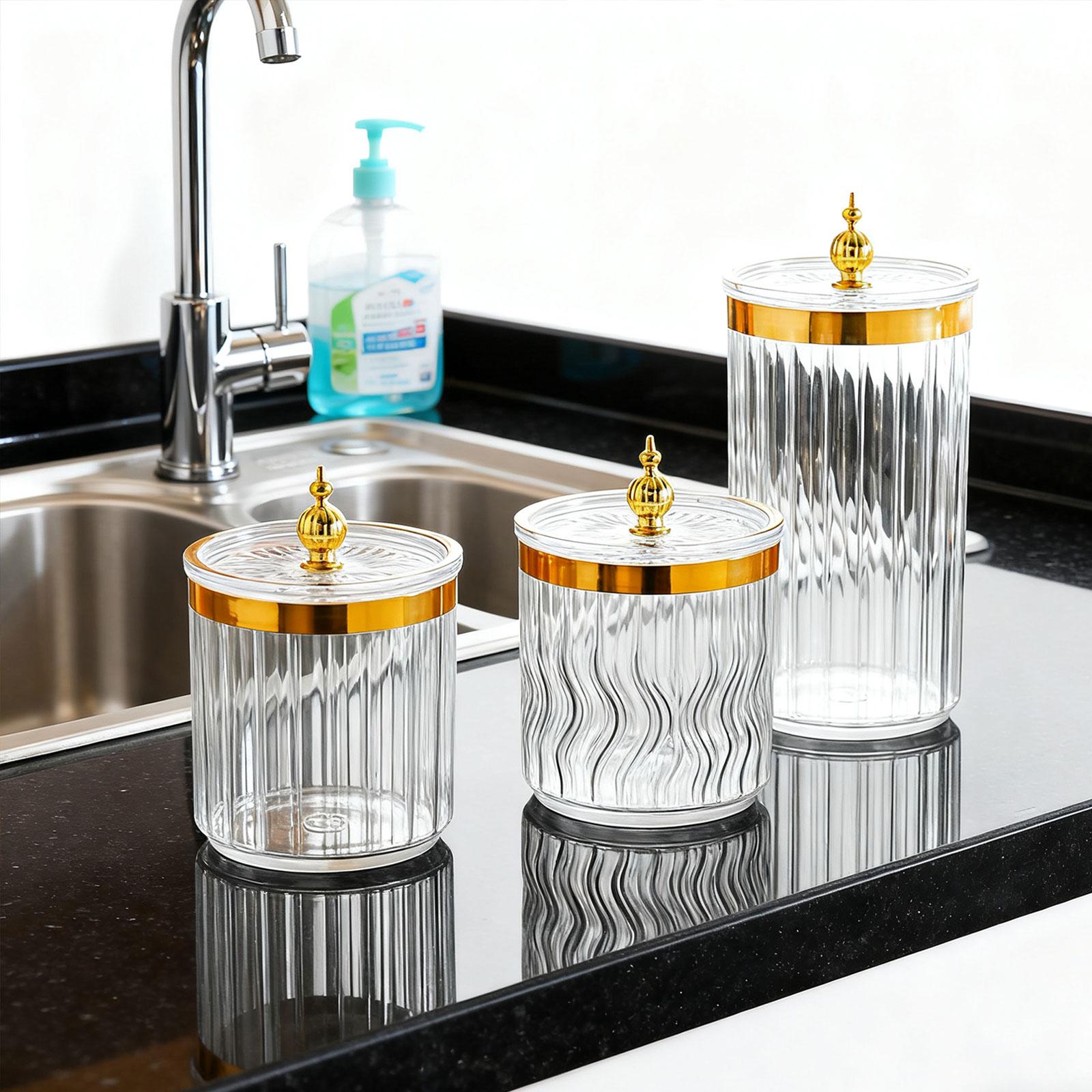 Airtight Transparent Storage J - đánh giá và giá Kitchen Baking Pantry
