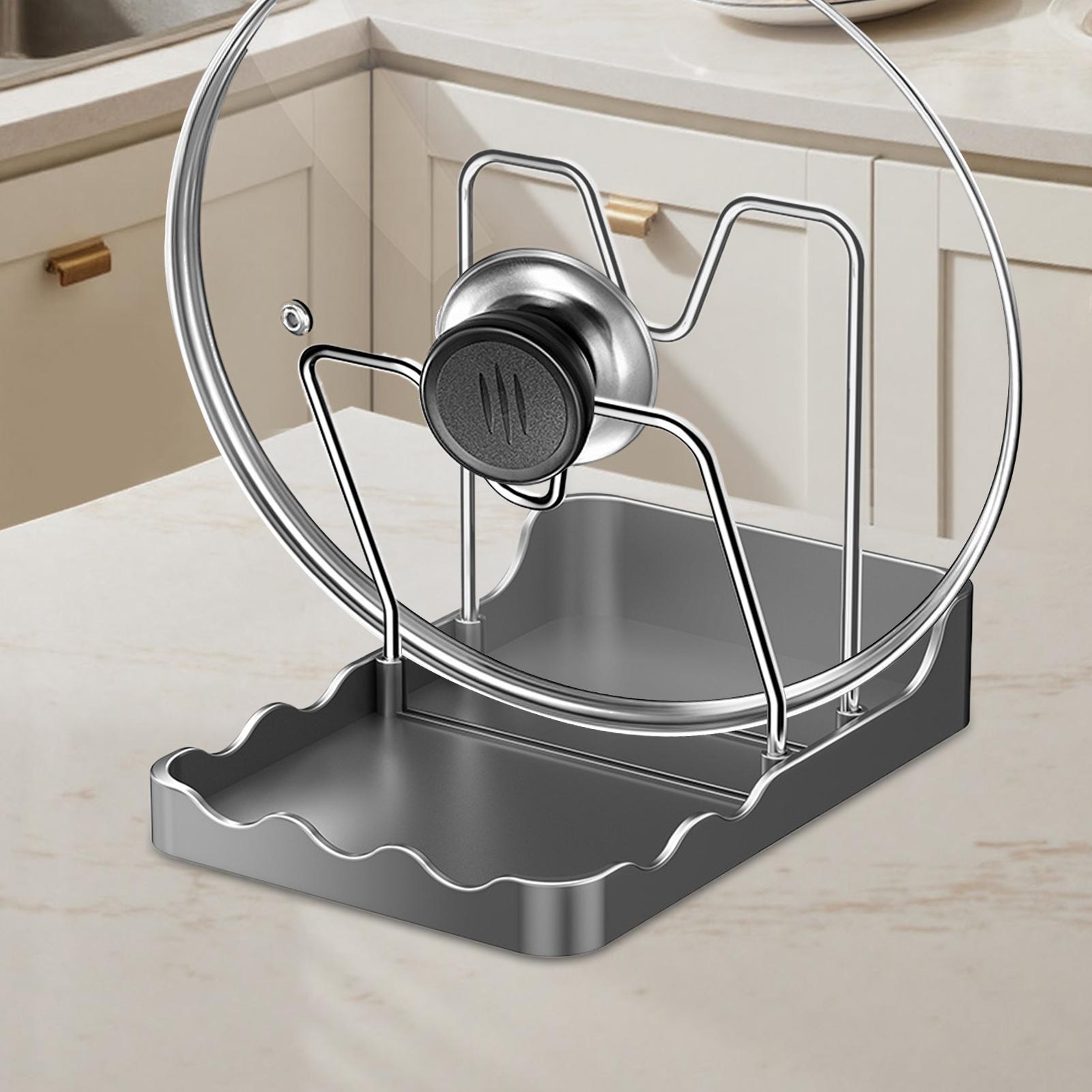 Pot Lid Organizer Vertical Spo - đánh giá và giá Kitchen Baking Pantry
