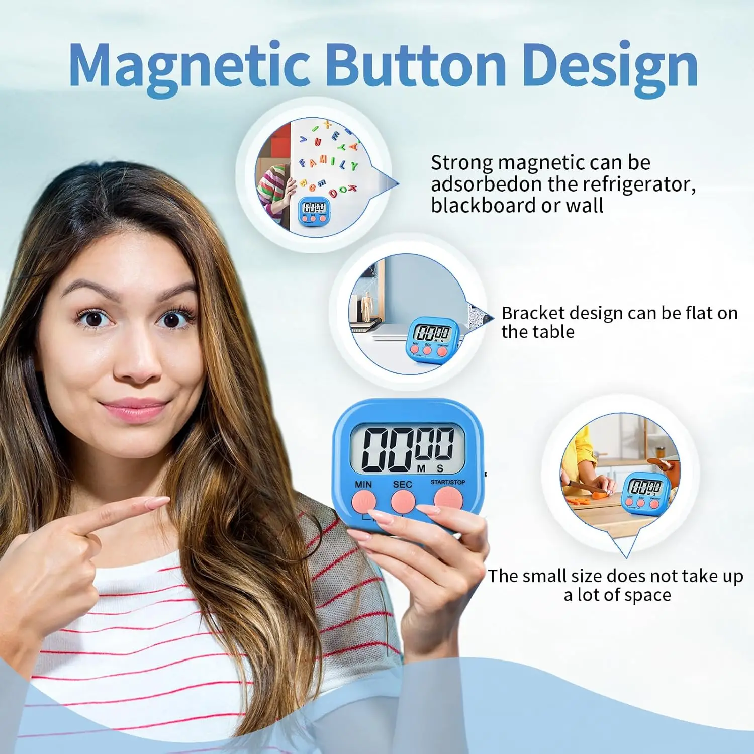 Magnetic Kitchen Timer Digital - đánh giá và giá Baking Kitchen Set Up