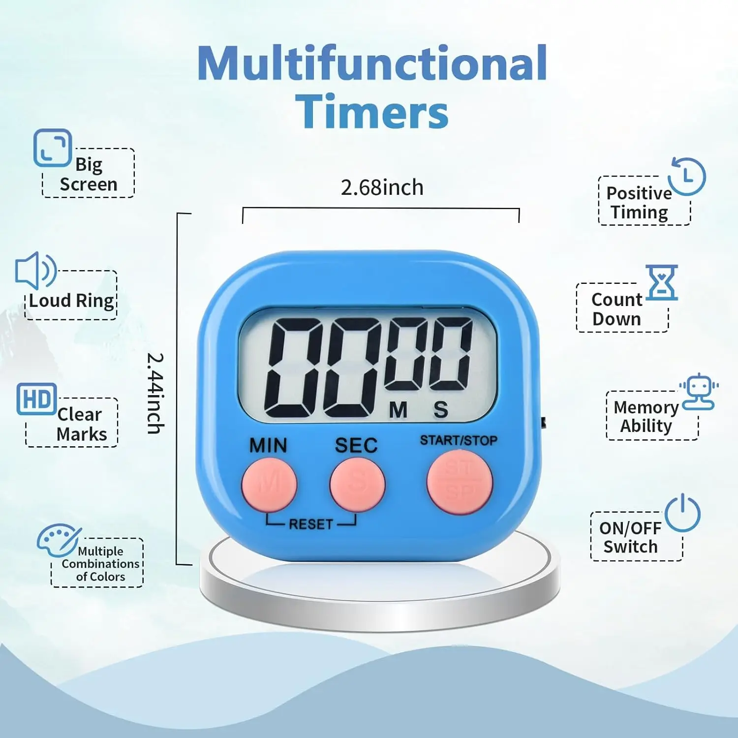 Magnetic Kitchen Timer Digital - đánh giá và giá Baking Kitchen Set Up