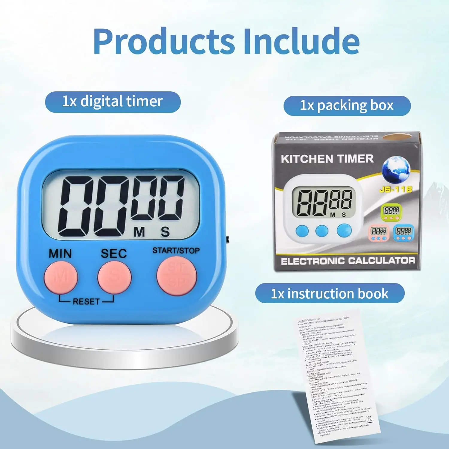 Magnetic Kitchen Timer Digital - đánh giá và giá Baking Kitchen Set Up