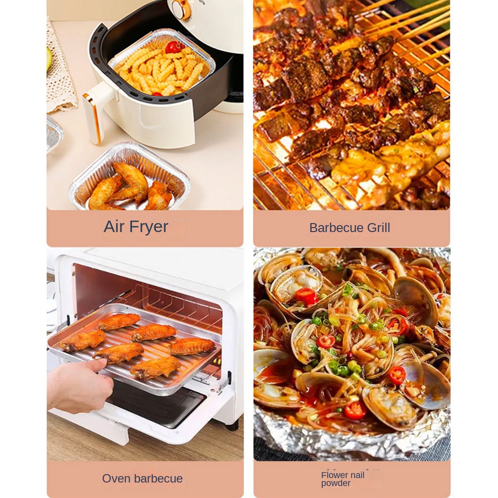 20CM Air Fryer Aluminum Foil P - đánh giá và giá Kitchen Baking Tray